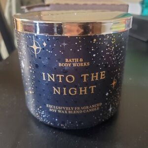 Bath and Body Works 3 wick candle Into the Night